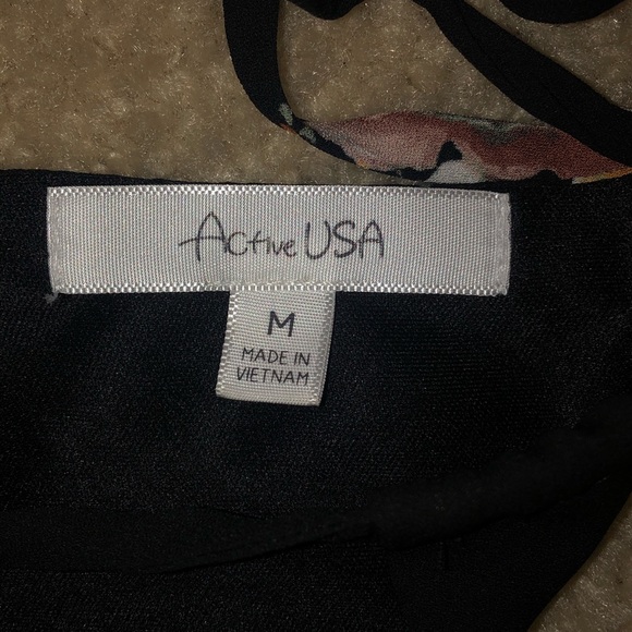 Black Tie Up Blouse - Picture 3 of 4